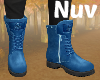 Boho Blue Casual Boots