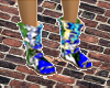 Blue Print Flat Boots