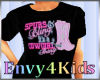 Kids Spurs and Bling Tee