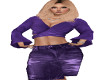 pixie purple denim skirt