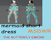 Mermaid dress short