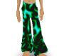 Green Raver Pants