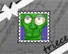 {T} Frankenstein stamp