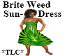 *TLC*Brite Weed Sundress