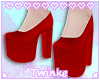 Glitter Heels | Red