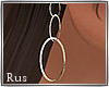 Rus:gold loop earrings