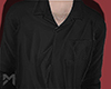 [M] Tucked Shirt Black