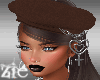 Autumn Chain Beret Brown