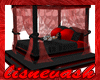 (L) Red Blk Bed w/Pose