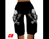 [CH] Shorts Skull Black*