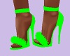 Lime Green Fur Heels