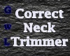 Correct Neck Trimmer Boy