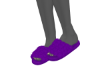 .M. Fur Slippers-Purple2