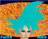 (F) DBZ Goku Blue Hair