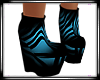 <PAT>Blue Heel Shoes