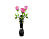 PinkRoses Vase With Pose