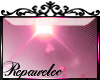 *R* Pink Flare Sticker