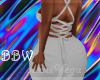 Draped lace up BBW