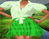 {CL}Green Teatime Dress