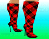 Red Scottish boots