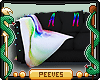 P; Rainbow Anime Couch