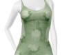 Green spring dress