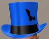 +SPOOKY TOPHAT BLUE+