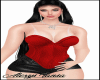 Denim Courset Red