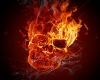 flame skull
