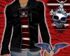 Leather Drk Skull jacket