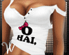 *W* Hai Sexy White Top
