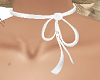 White Silk Bow