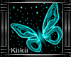 xkkx Teal buttlefly