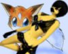Yellow Fox Furry Tail