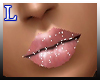 White glitter 4 lips