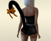 Blk Halloween kitty tail