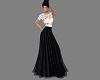 White Lace n Black Gown