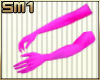 SM1 Lycra Gloves Pink V2