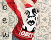 -B- Red Obey Sweater