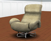 Cream skin chair