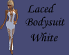Laced Bodysuit White