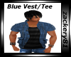 Blue Vest with Tee New