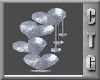 CTG  SILVER HEARTS DECOR