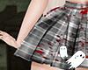 student skirt with blood