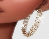 s. Gold Cuban Hoops