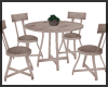 Rustic Table/4 Chairs ~