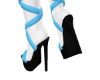 blue strap heels