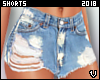 V| Denim Shorts RLS