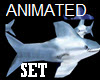 Animated Sharks SET