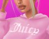 ♡ juicy hoodie | pink